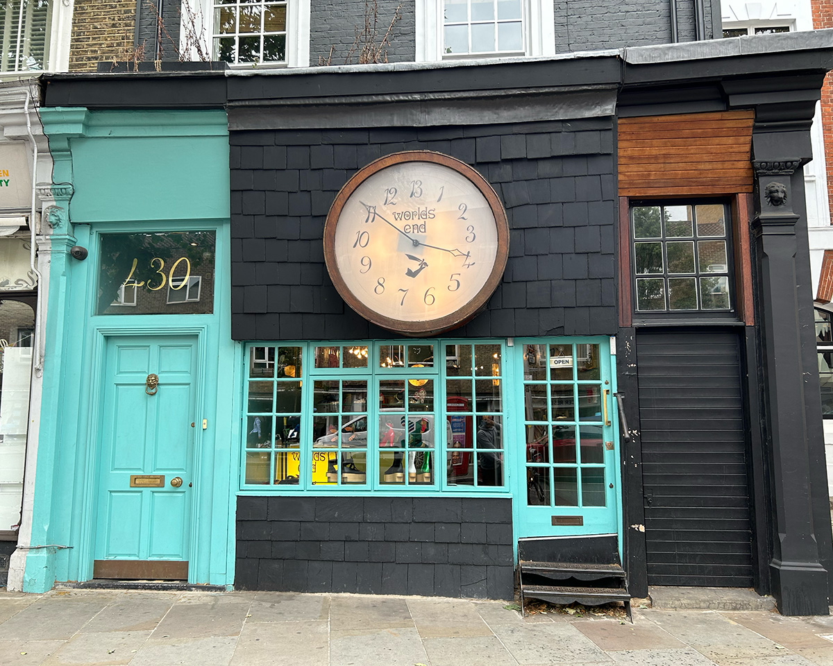 Vivienne Westwood’s Worlds End shop in Chelsea