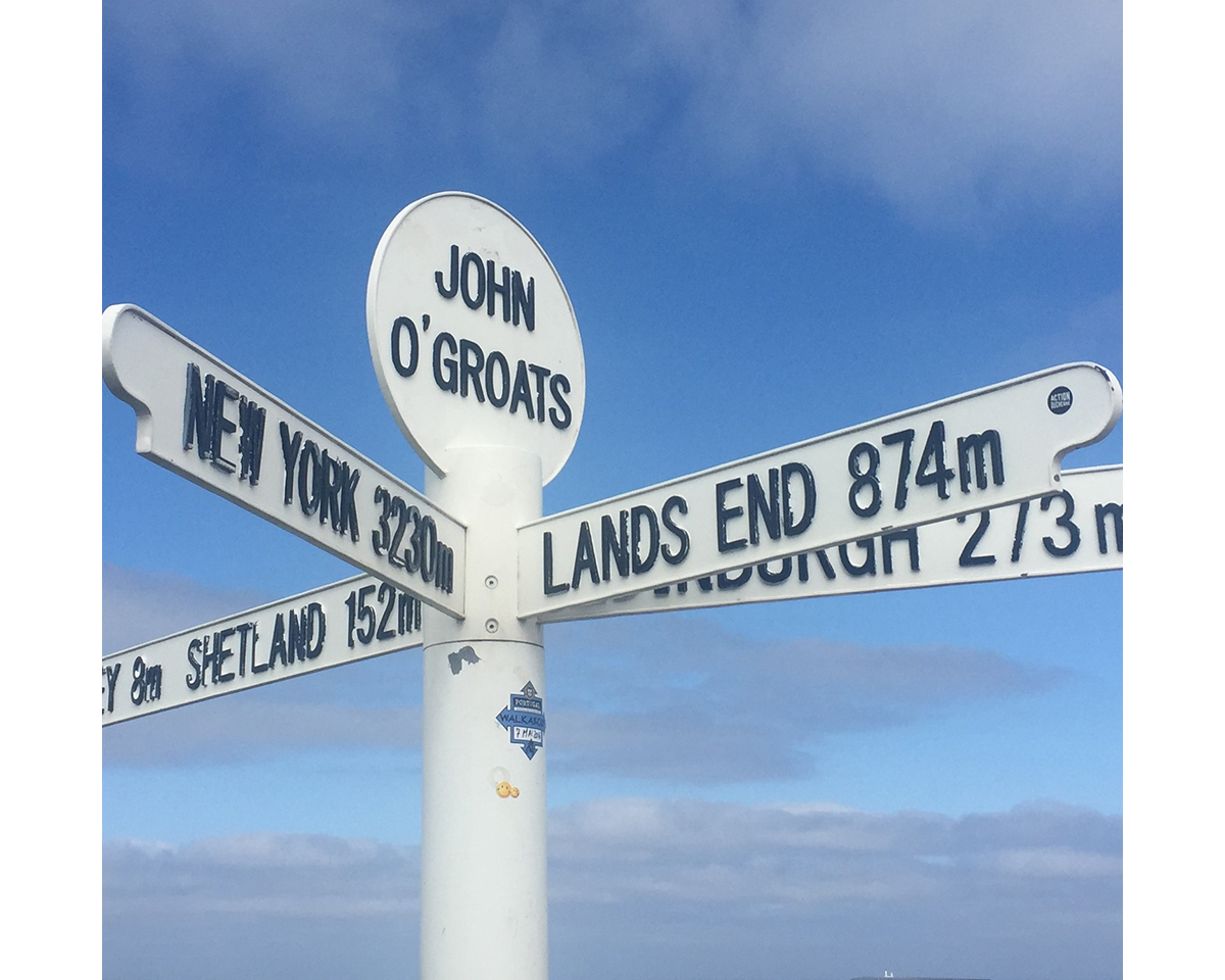 John O'Groats signpost